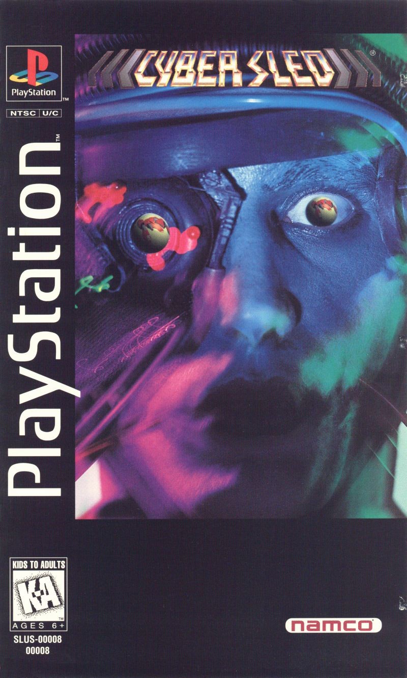 Portada oficial de Cyber Sled  PS1