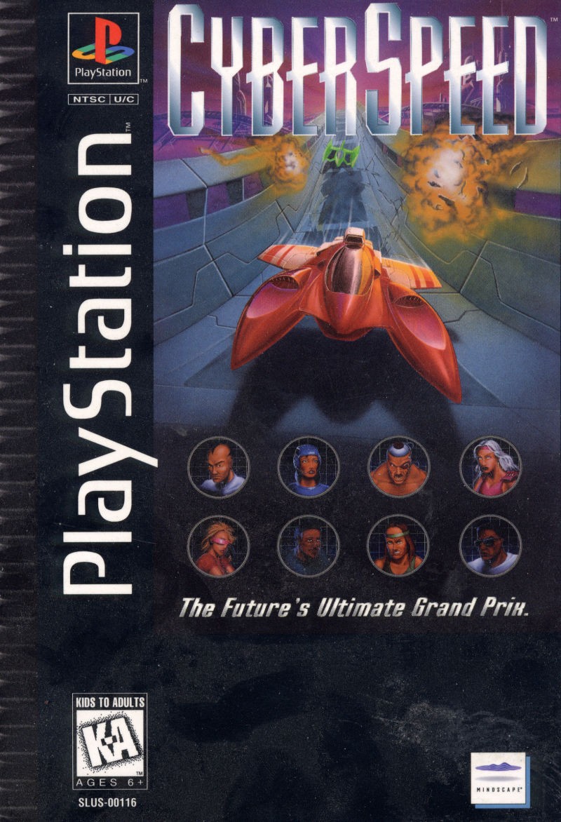 Portada oficial de Cyberspeed  PS1