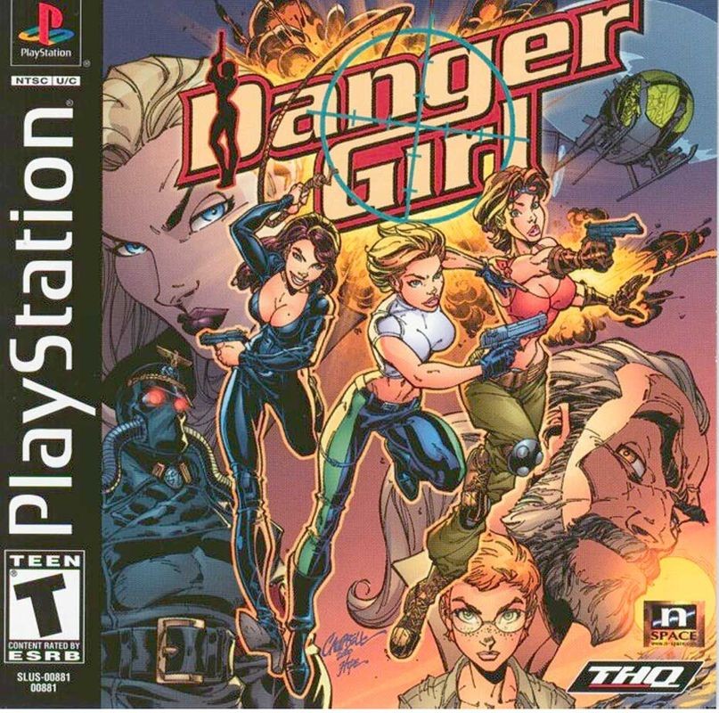 Portada oficial de Danger Girl  PS1
