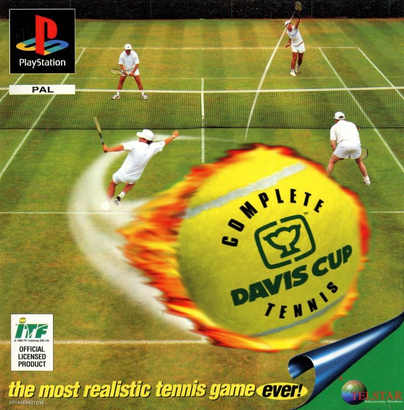 Portada oficial de Davis Cup Complete Tennis  PS1