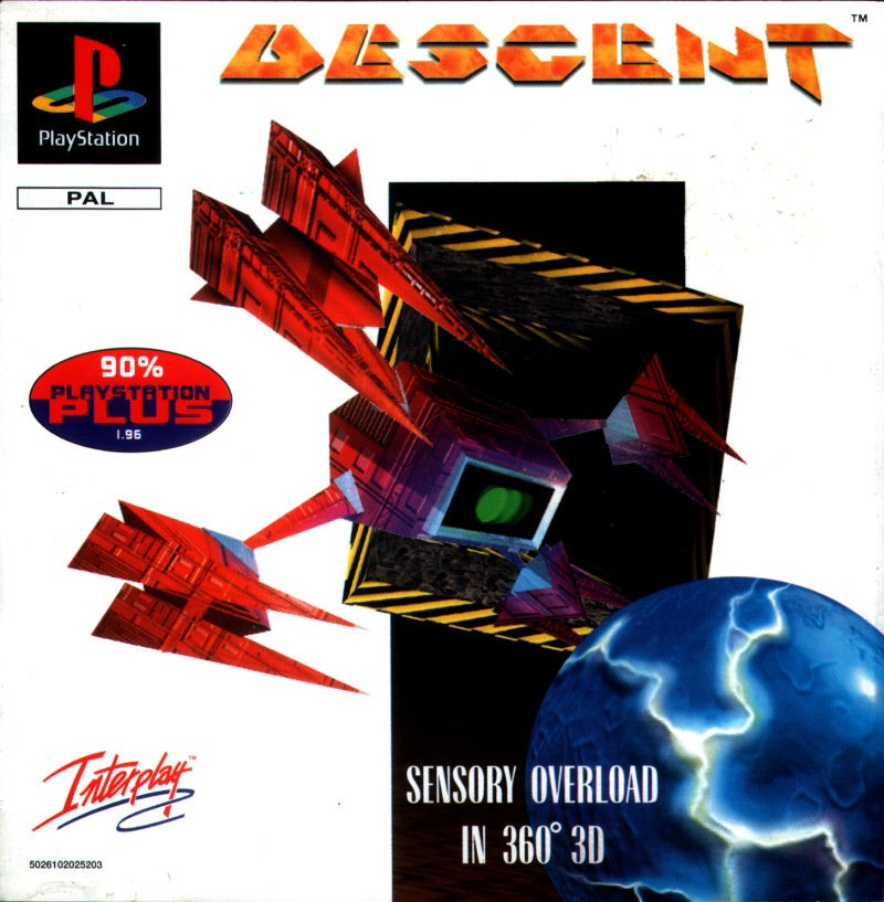 Portada oficial de Descent  PS1