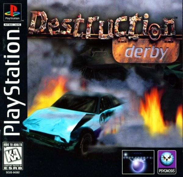 Portada oficial de Destruction Derby  PS1