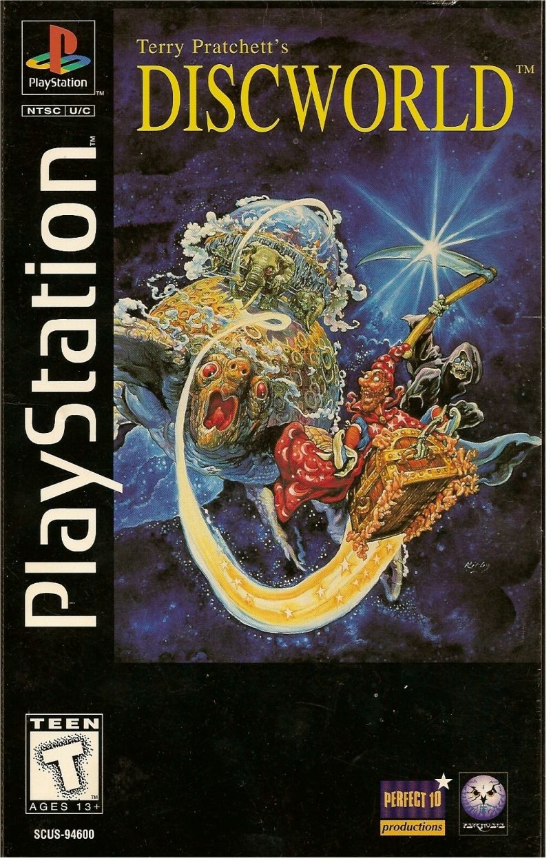 Portada oficial de Discworld  PS1