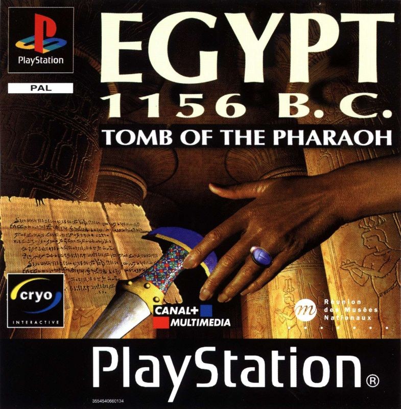 Portada oficial de Egypt 1156 B.C.: Tomb of the Pharaoh  PS1