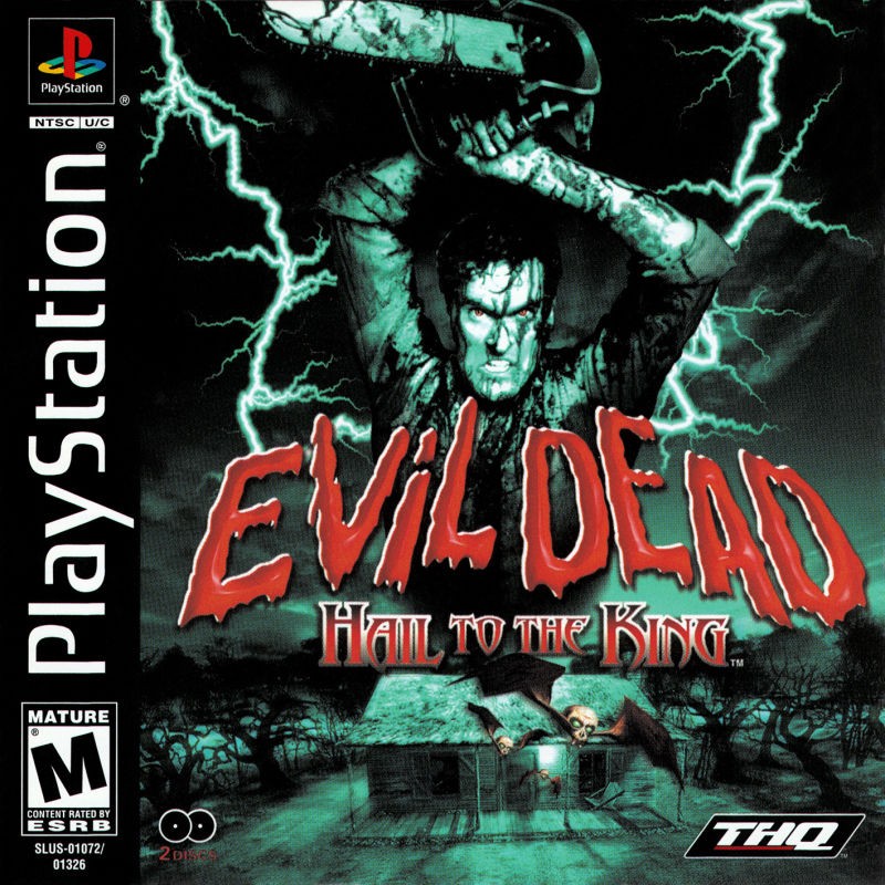 Portada oficial de Evil Dead: Hail to the King  PS1