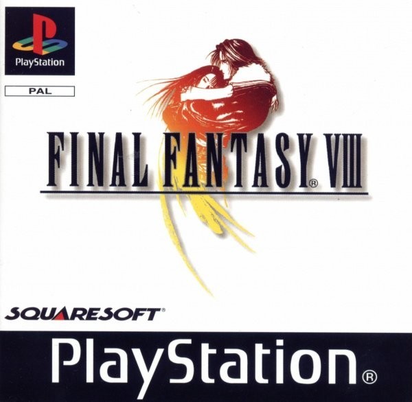 Portada oficial de Final Fantasy VIII  PS1
