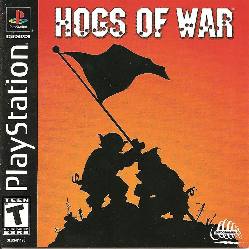 Portada oficial de Hogs of War  PS1