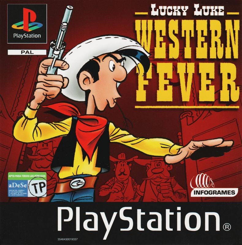 Portada oficial de Lucky Luke: Western Fever  PS1