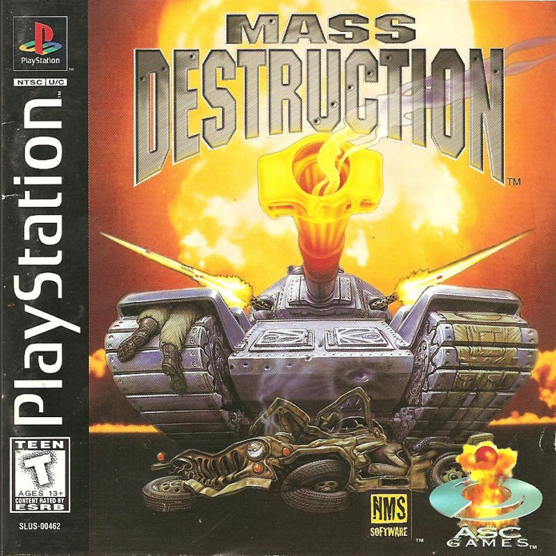 Portada oficial de Mass Destruction  PS1