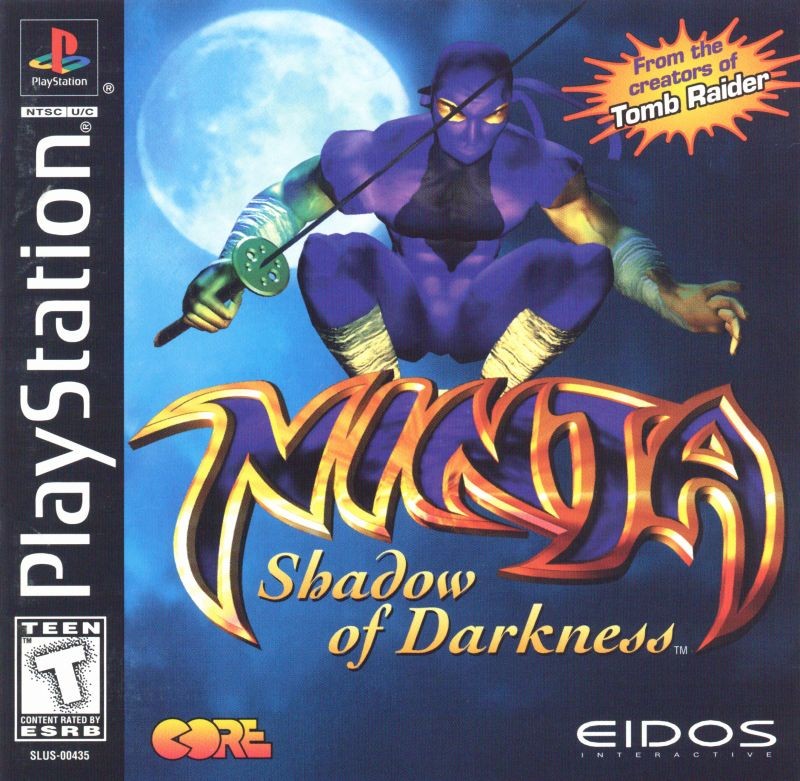 Portada oficial de Ninja: Shadow of Darkness  PS1