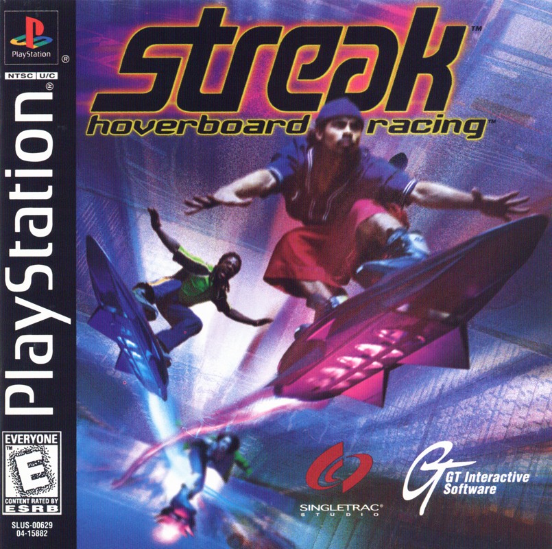 Portada oficial de Streak: Hoverboard Racing  PS1