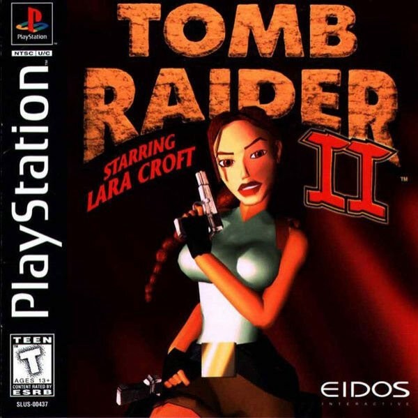 Portada oficial de Tomb Raider II  PS1