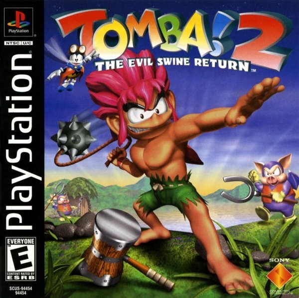 Portada oficial de Tomba! 2: The Evil Swine Return  PS1
