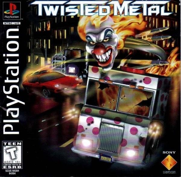 Portada oficial de Twisted Metal  PS1
