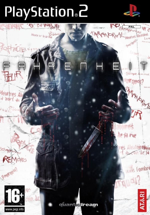 Portada oficial de Fahrenheit  PS2