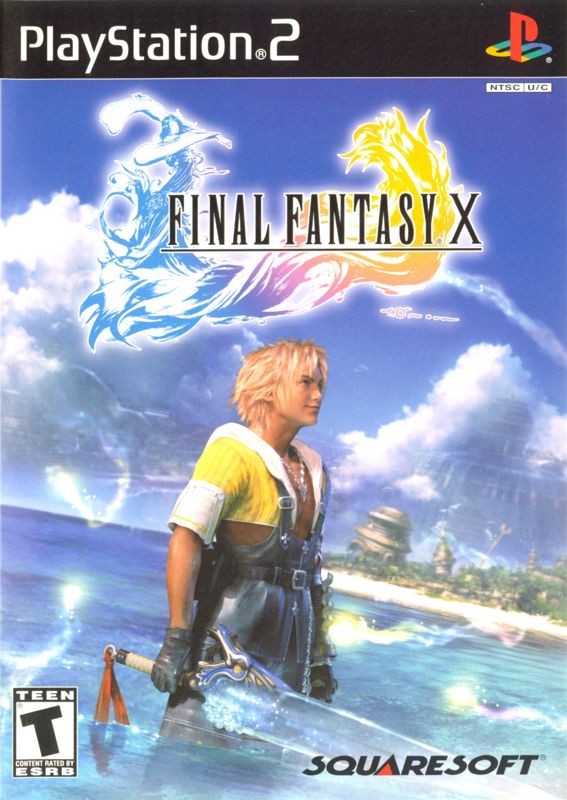Portada oficial de Final Fantasy X  PS2
