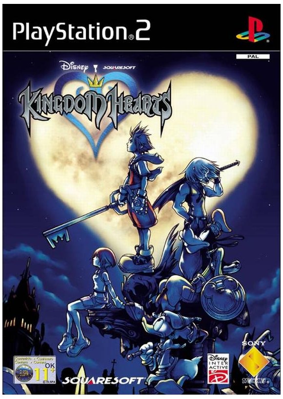 Portada oficial de Kingdom Hearts  PS2