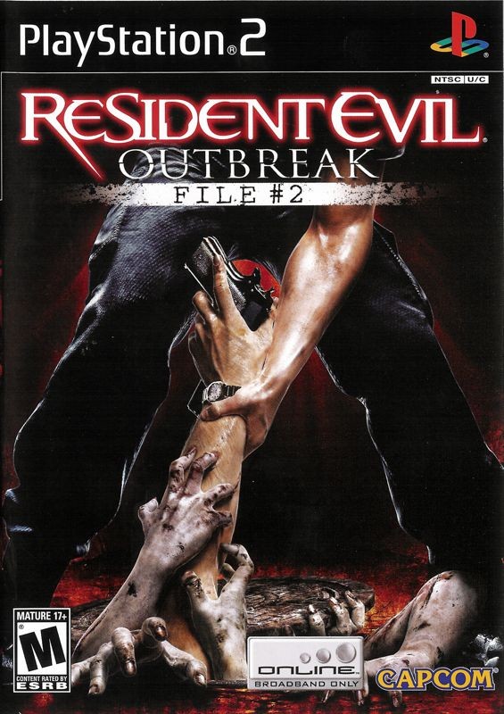 Portada oficial de Resident Evil: Outbreak File #2  PS2