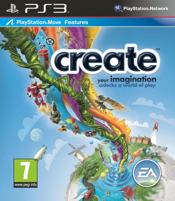 Portada oficial de Create  PS3