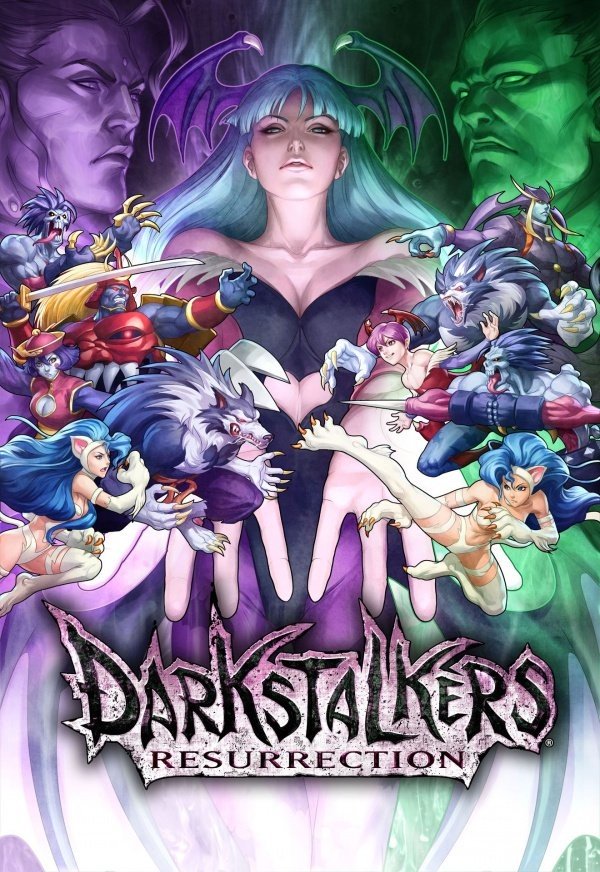 Portada oficial de Darkstalkers Resurrection  PS3