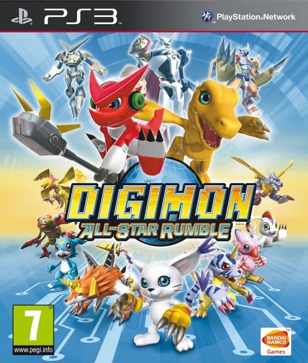 Portada oficial de Digimon All-Star Rumble  PS3