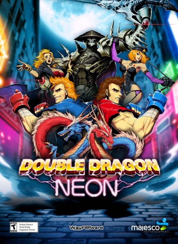 Portada oficial de Double Dragon: Neon  PS3