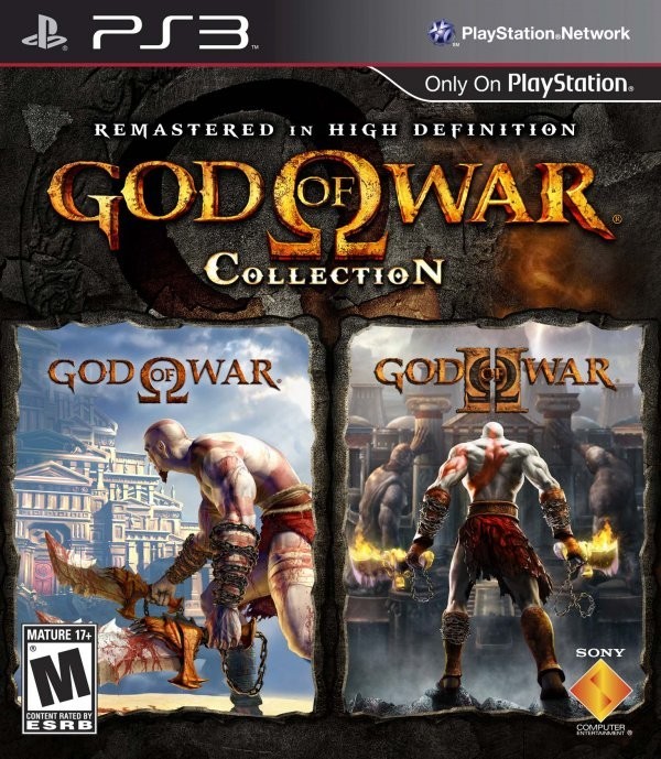 Portada oficial de God of War Collection  PS3