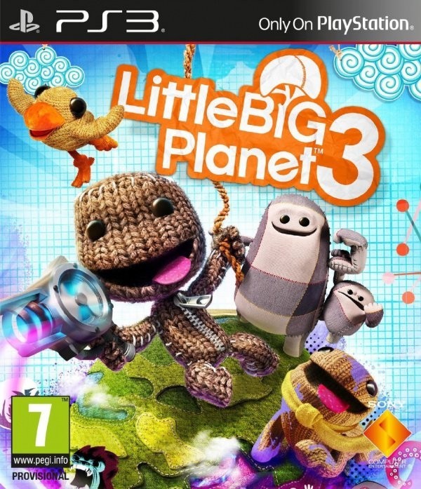 Portada oficial de LittleBigPlanet 3  PS3