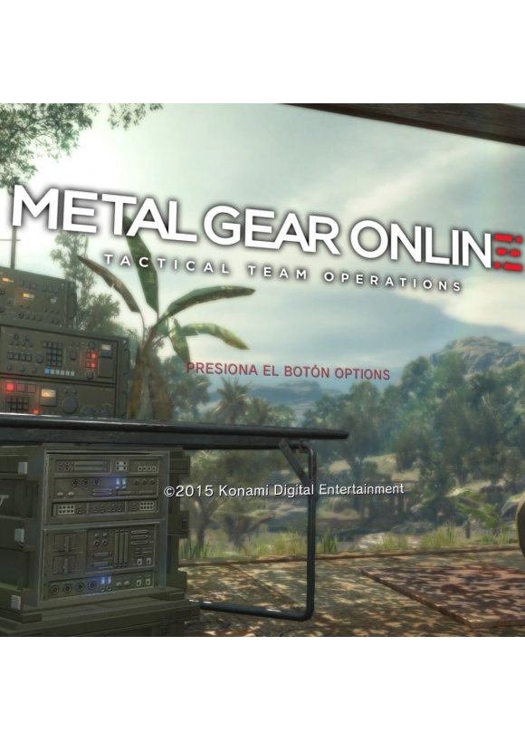 Portada oficial de Metal Gear Online PS3
