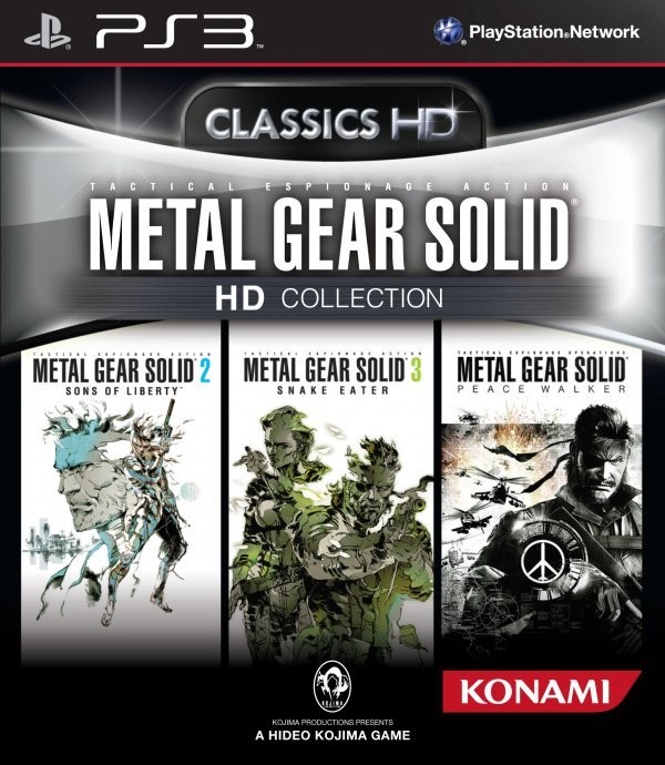 Portada oficial de Metal Gear Solid HD Collection  PS3