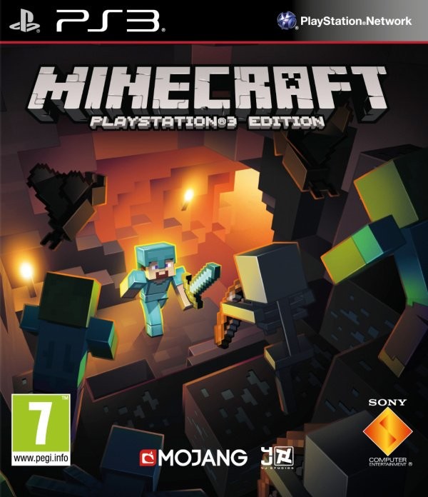 Portada oficial de Minecraft: PlayStation 3 Edition  PS3