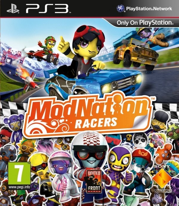 Portada oficial de ModNation Racers  PS3