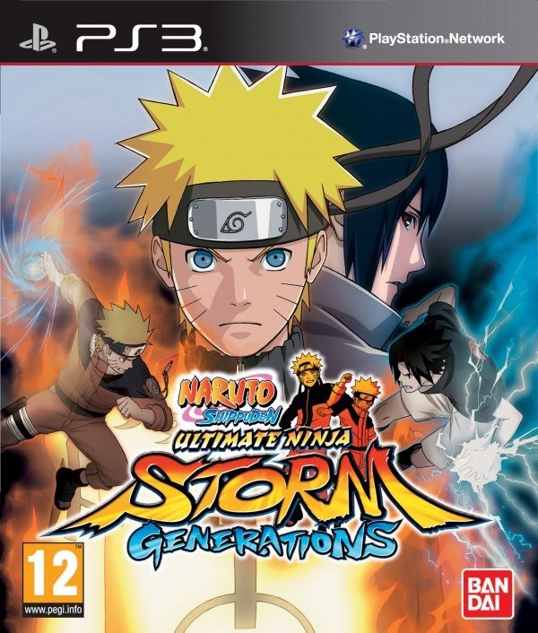 Portada oficial de Naruto Shippuden Ultimate Ninja Storm Generations  PS3