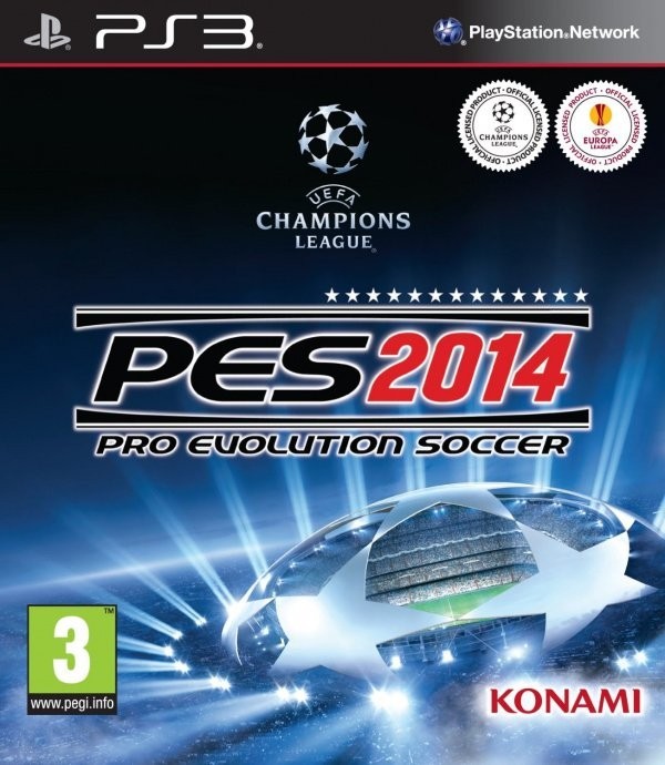 Portada oficial de PES 2014: Pro Evolution Soccer  PS3
