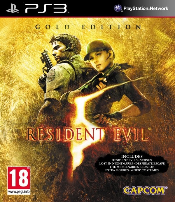 Portada oficial de Resident Evil 5: Gold Edition  PS3