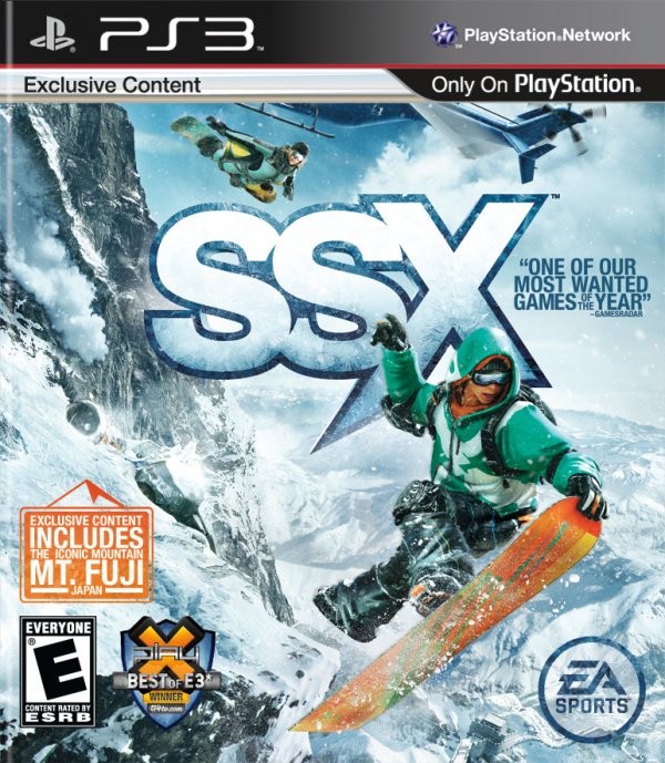 Portada oficial de SSX  PS3