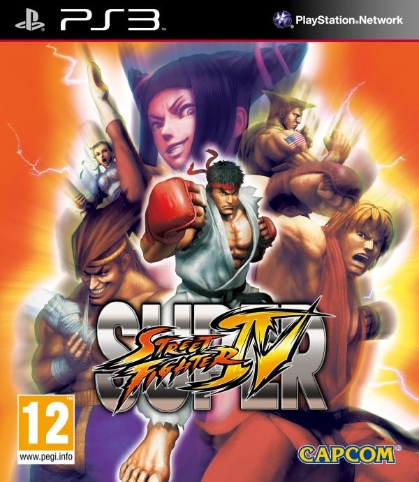Portada oficial de Super Street Fighter IV  PS3