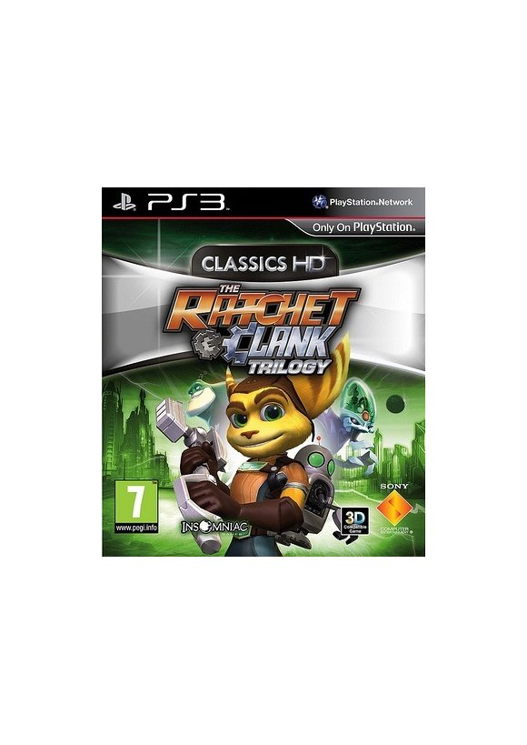 Portada oficial de The Ratchet & Clank Trilogy PS3