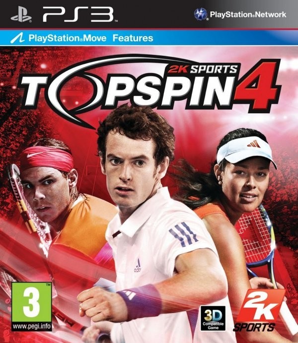 Portada oficial de Top Spin 4  PS3