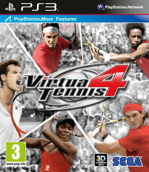 Portada oficial de Virtua Tennis 4  PS3