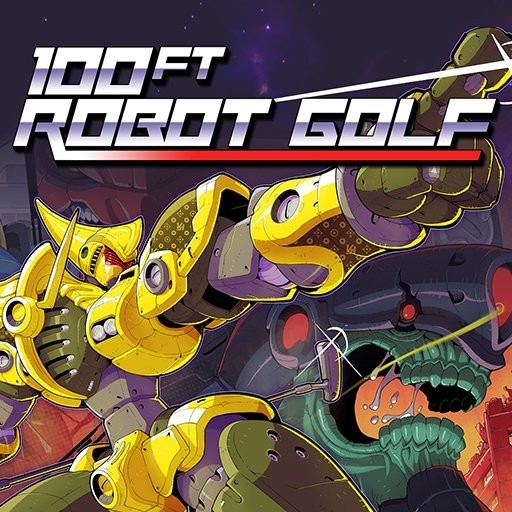 Portada oficial de 100ft Robot Golf  PS4