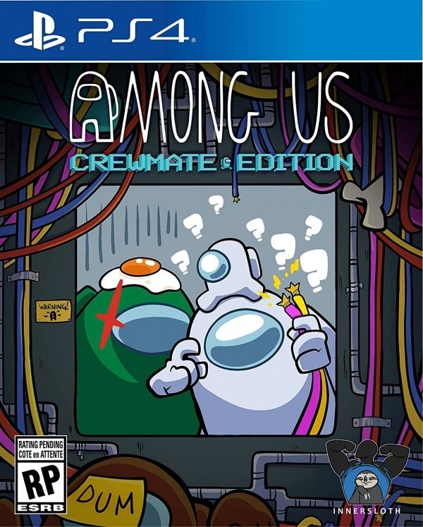 Portada oficial de Among Us  PS4