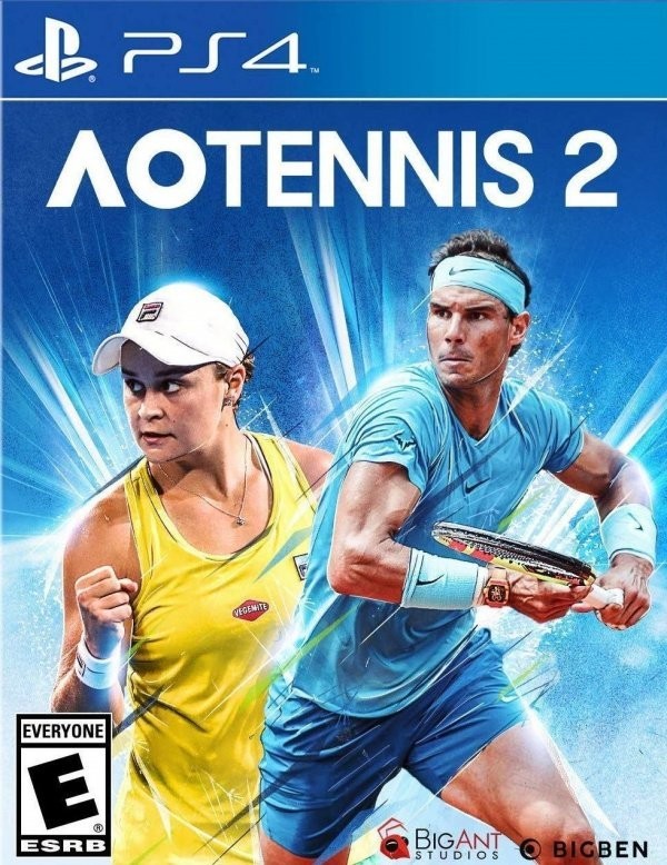 Portada oficial de AO Tennis 2  PS4