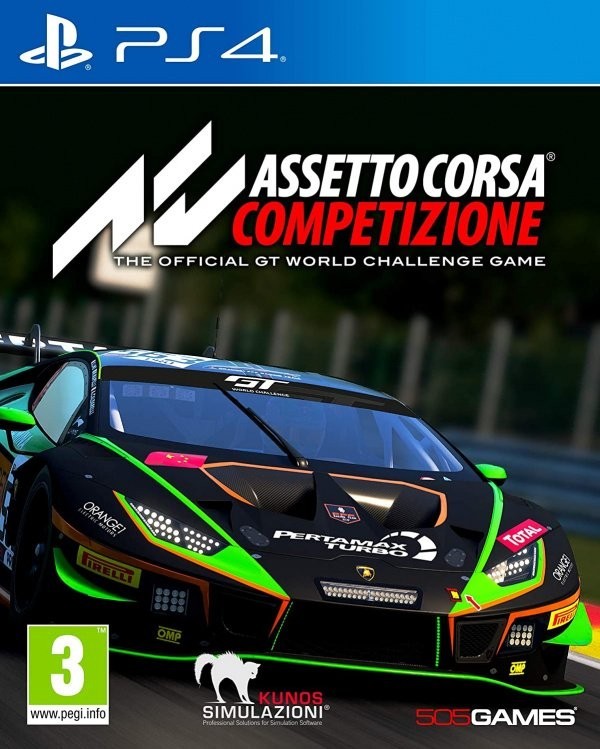 Portada oficial de Assetto Corsa Competizione  PS4