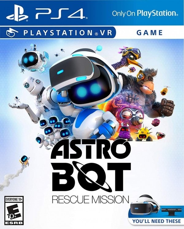 Portada oficial de Astro Bot Rescue Mission  PS4