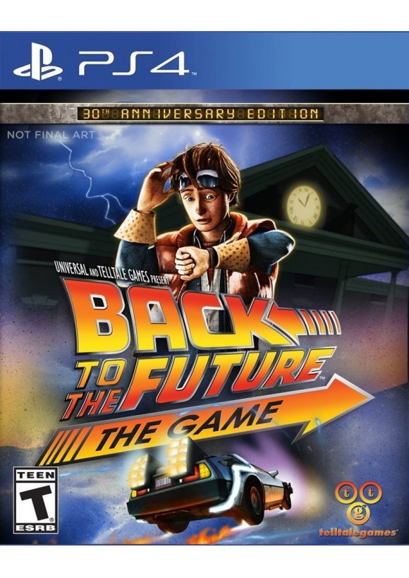 Portada oficial de Back to the Future: The Game 30th Anniversary Edition PS4