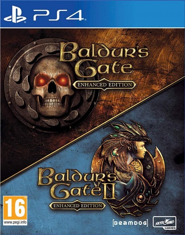 Portada oficial de Baldur's Gate: Enhanced Edition Pack  PS4
