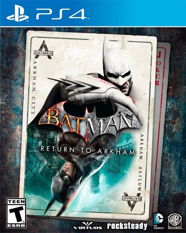 Portada oficial de Batman: Return to Arkham  PS4