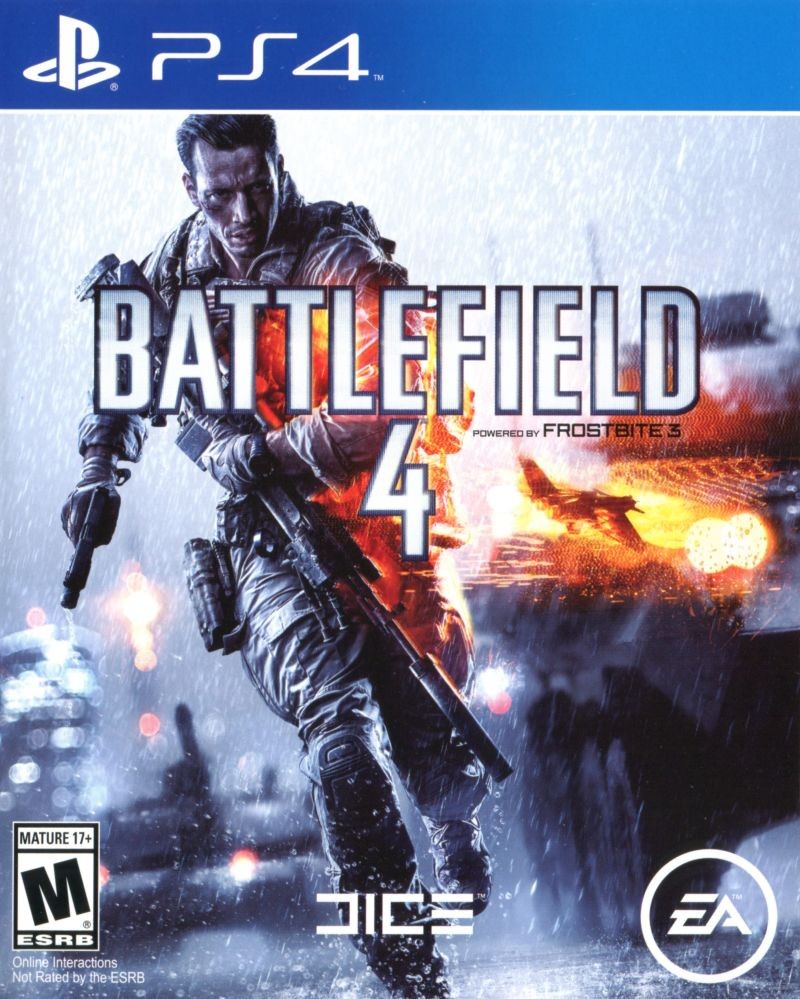 Carátula Battlefield 4  PS4