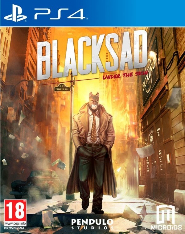 Portada oficial de Blacksad: Under the Skin  PS4